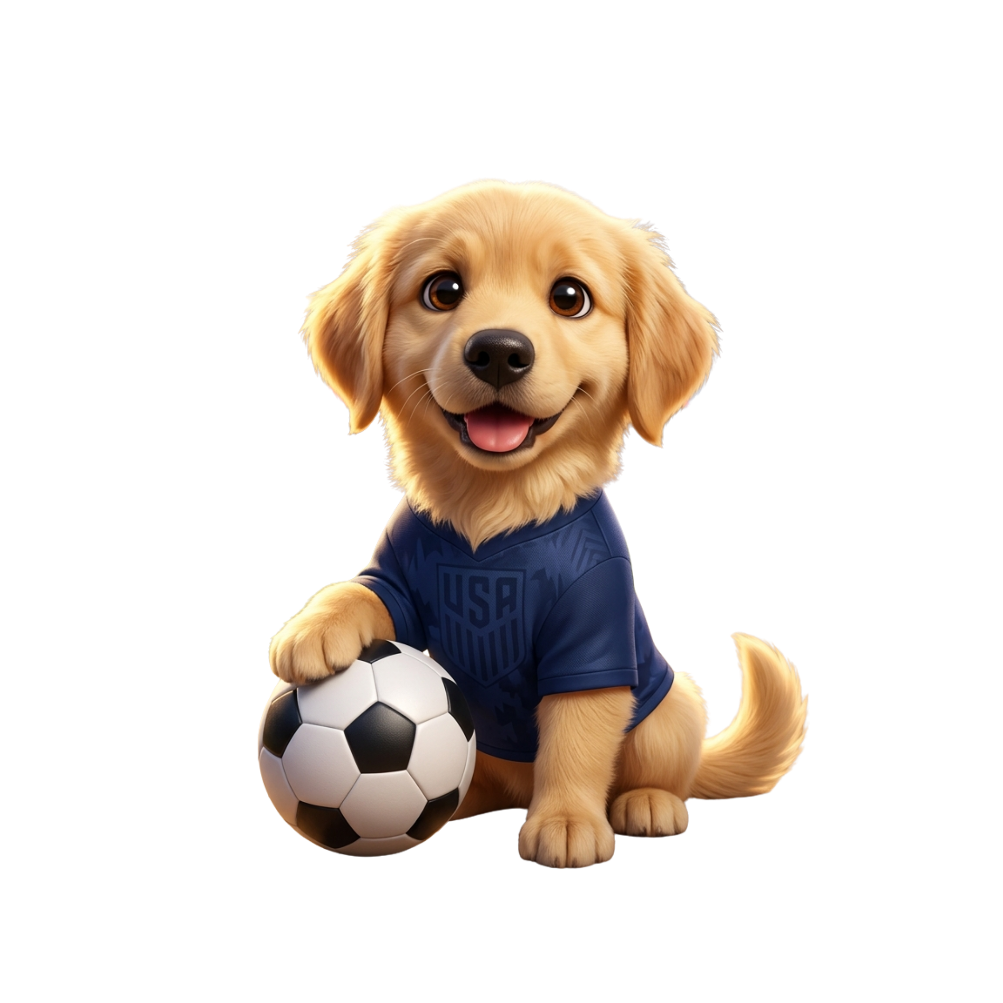 Cachorro USA Soccer Poster | Arte Digital PETORIAX