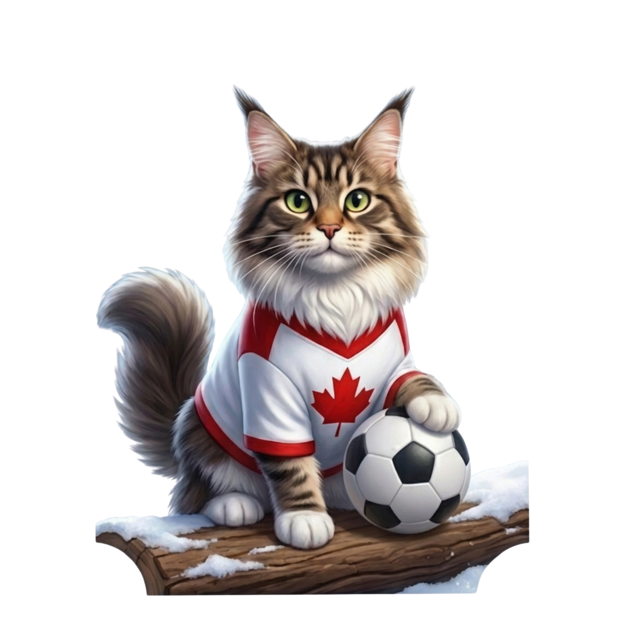 Gato Canadá Soccer Poster | Arte Digital PETORIAX