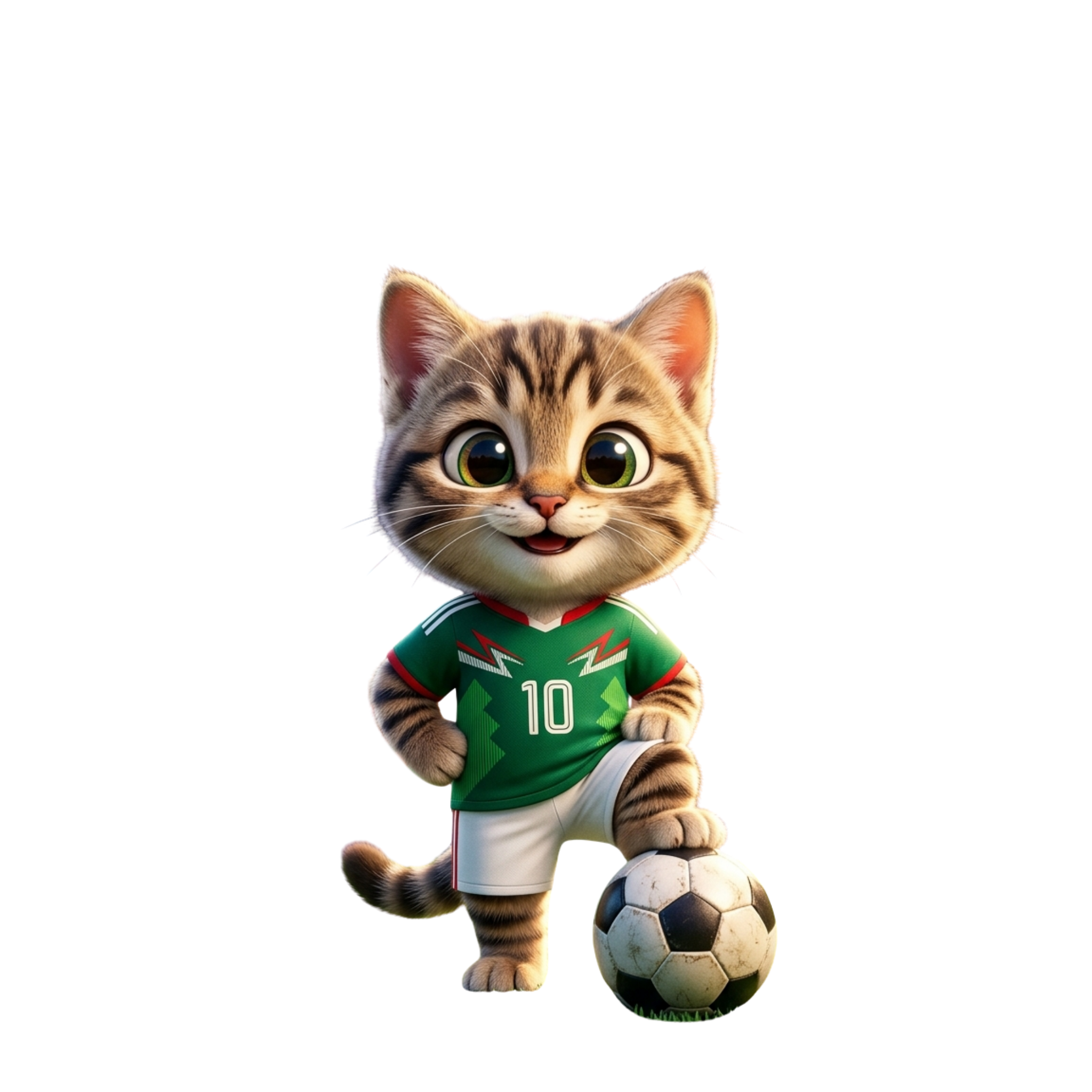 Gato MX Fútbol Poster | Arte Digital PETORIAX