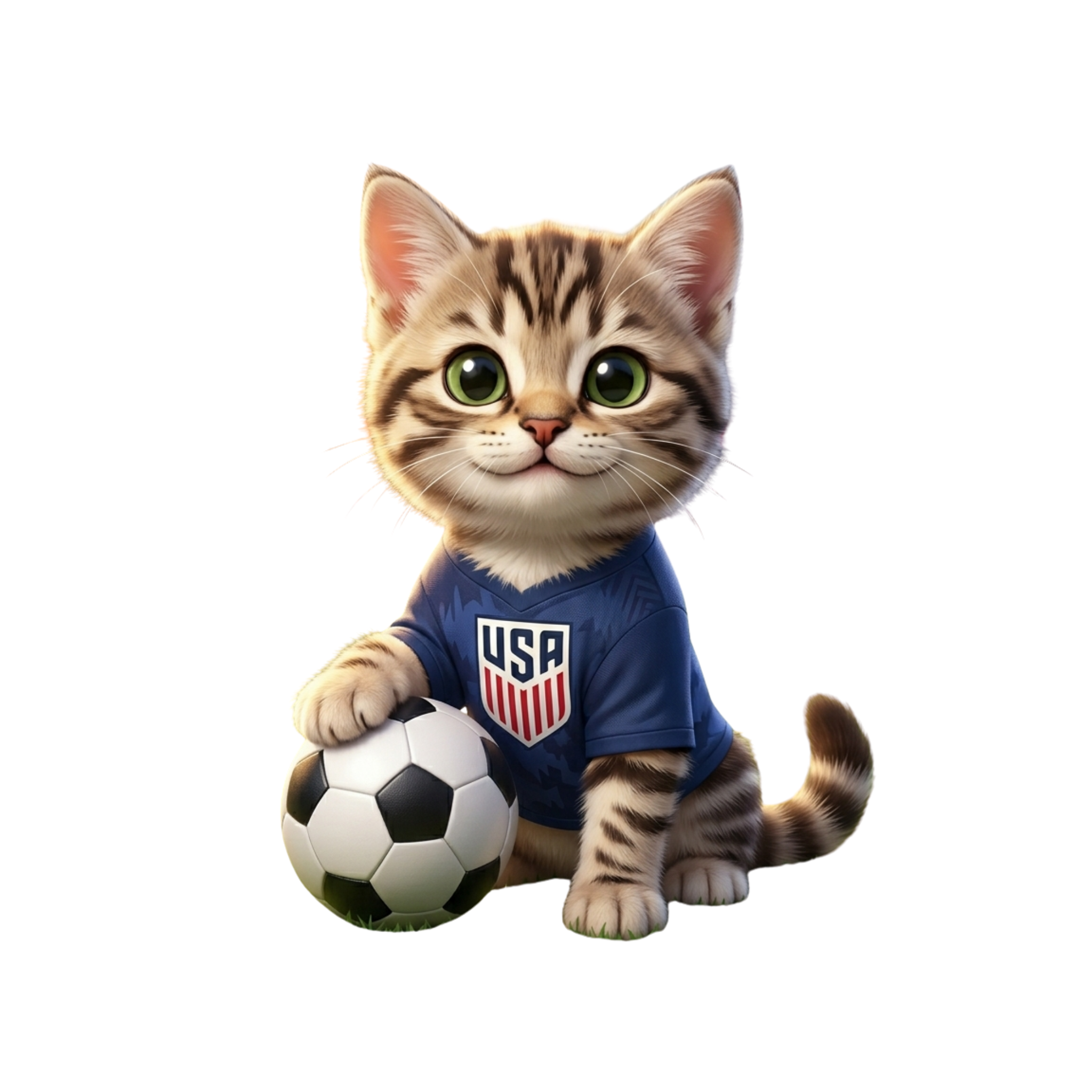 Gato USA Soccer Poster | Arte Digital PETORIAX