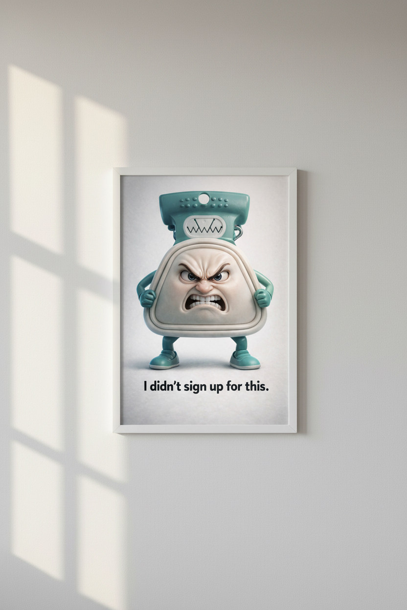 Mockup Póster Angry Poop Scooper