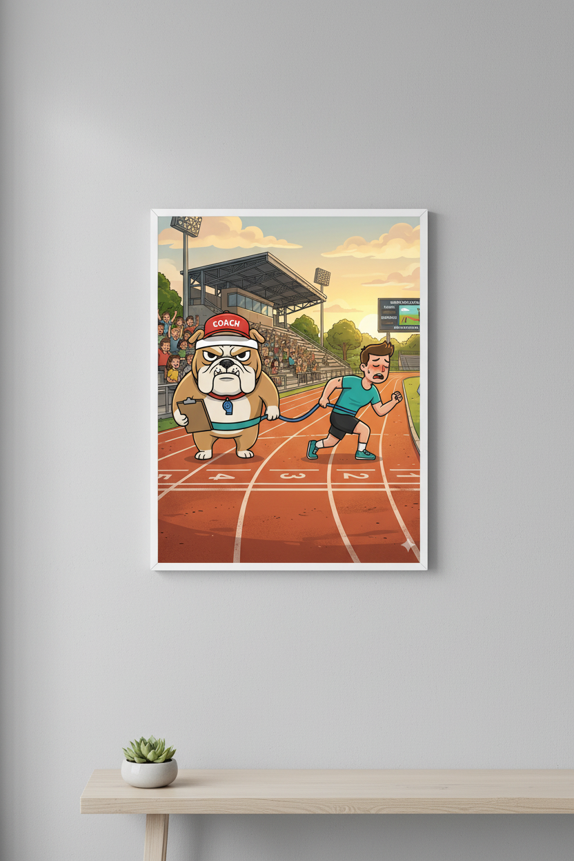 Mockup Póster Correa Manos Libres
