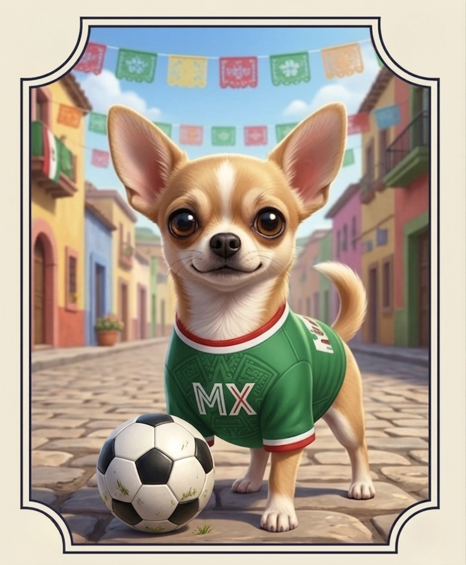 Chihuahua MX Fútbol Poster | Arte Digital PETORIAX
